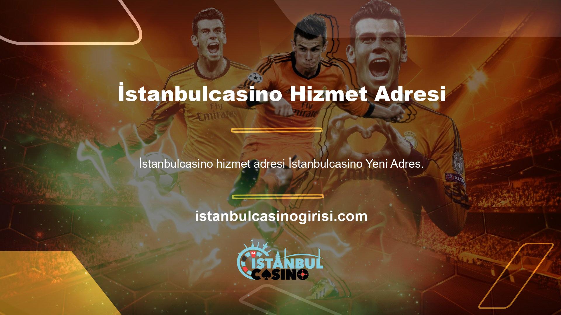 İstanbulcasino sitesi, hizmet alırken kullanılan adresin her zaman güncel olmalıdır