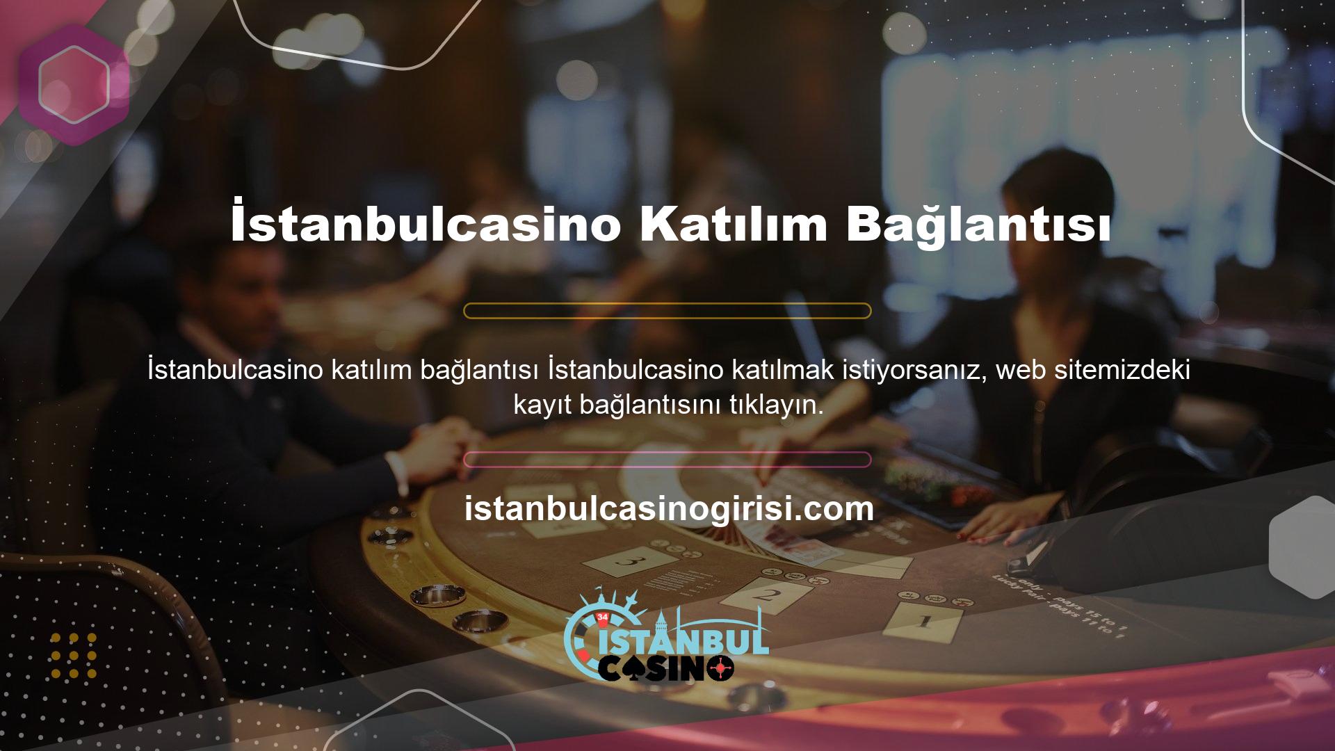 İstanbulcasino bonus teklifleri, promosyonlar ve hatta katılacak bir grup farklı ağ gibi size yardımcı olacak bir sürü harika şey var